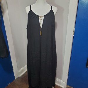 Avenue Halter Black Dress (Size: 18/20)